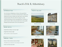 Tablet Screenshot of abbotsburybandb.co.uk